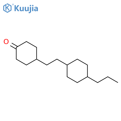 trans-4-2-(4-Propylcyclohexyl)ethylcyclohexanone structure