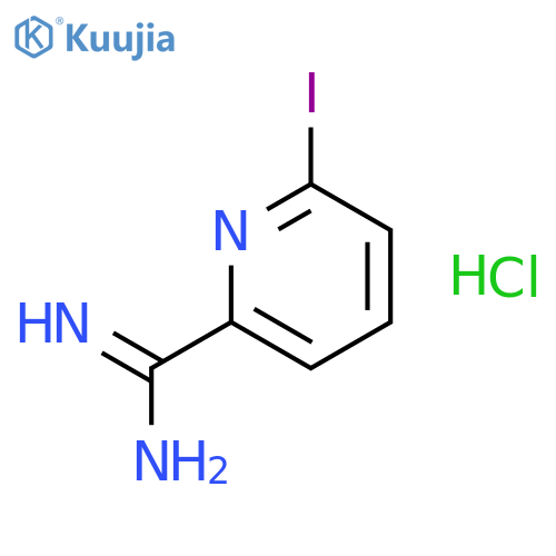 6-Iodopicolinimidamide hydrochloride structure