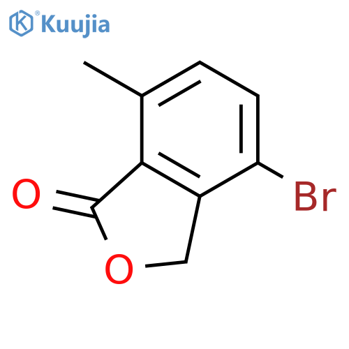 4-bromo-7-methyl-2-benzofuran-1(3h)-one structure