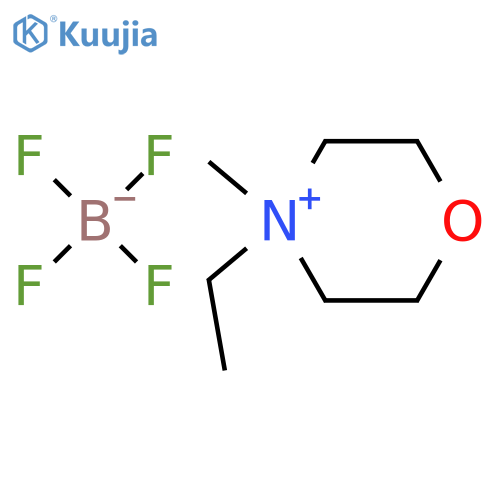 N-methyl ,ethyl-Morpholinium tetrafluoroborate structure