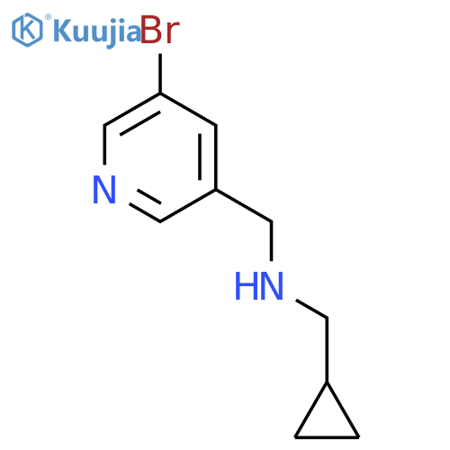 (5-Bromopyridin-3-yl)methyl(cyclopropylmethyl)amine structure