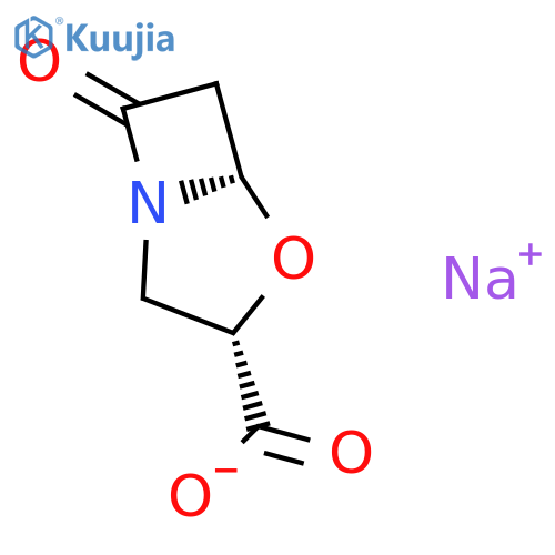 rac Clavam-2-carboxylic Acid Sodium Salt structure