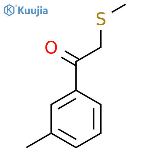 1-(3-Methylphenyl)-2-(methylsulfanyl)ethan-1-one structure