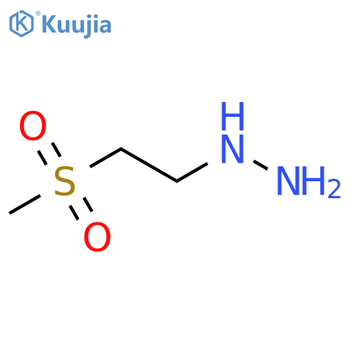 (2-Methanesulfonylethyl)hydrazine structure