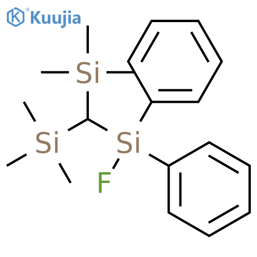 Silane, [(fluorodiphenylsilyl)methylene]bis[trimethyl- structure