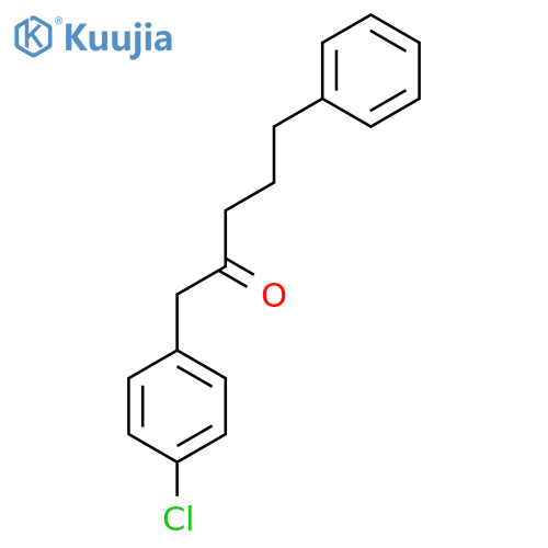 1-(4-Chlorophenyl)-5-phenylpentan-2-one structure