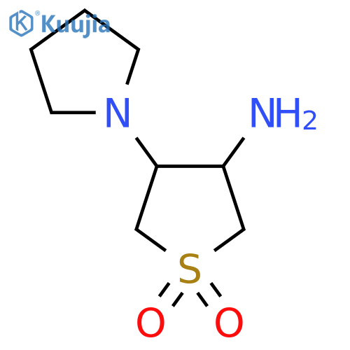 3-amino-4-(pyrrolidin-1-yl)-1λ?-thiolane-1,1-dione structure