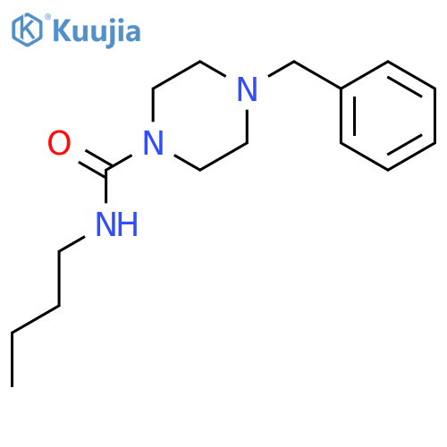 N-BUTYL(4-BENZYLPIPERAZINYL)FORMAMIDE structure