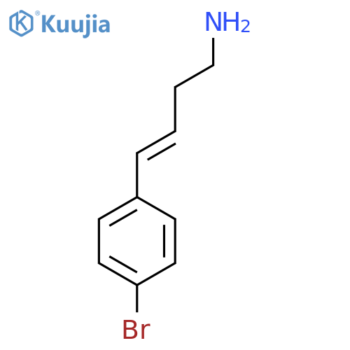 4-(4-Bromophenyl)but-3-en-1-amine structure