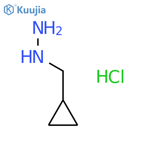(cyclopropylmethyl)hydrazine hydrochloride structure