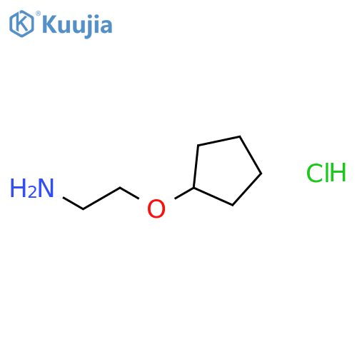 2-(cyclopentoxy)ethanamine;hydrochloride structure