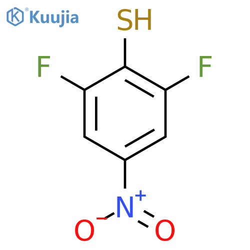 2,6-Difluoro-4-nitrobenzene-1-thiol structure