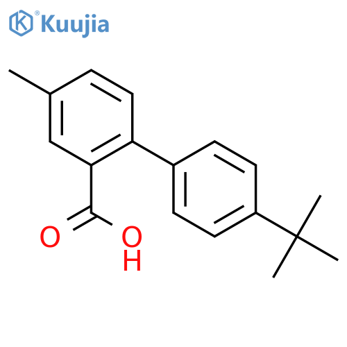 2-(4-tert-butylphenyl)-5-methylbenzoic Acid structure