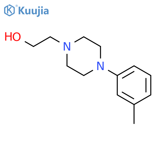 2-[4-(3-methylphenyl)piperazin-1-yl]ethan-1-ol structure