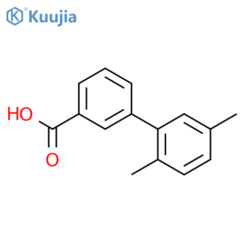 2',5'-Dimethylbiphenyl-3-carboxylic acid structure