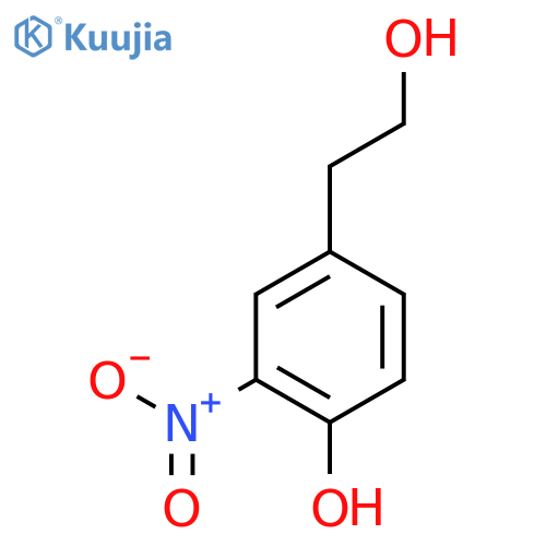 4-(2-hydroxyethyl)-2-nitrophenol structure