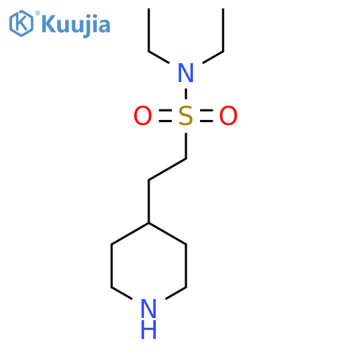 N,N-Diethyl-2-(piperidin-4-yl)ethane-1-sulfonamide structure