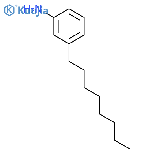 Benzenamine, 3-octyl- structure