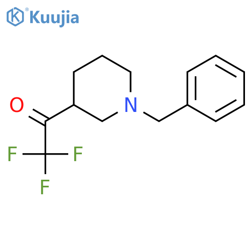 1-(1-Benzylpiperidin-3-yl)-2,2,2-trifluoroethanone structure