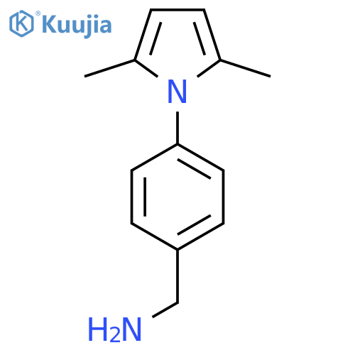 [4-(2,5-Dimethyl-1H-pyrrol-1-yl)phenyl]methanamine structure