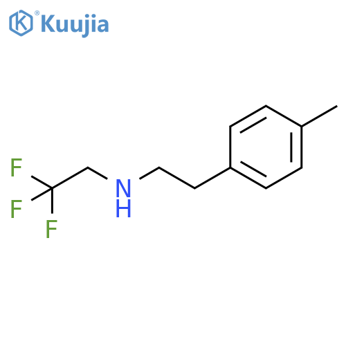 2-(4-Methylphenyl)ethyl(2,2,2-trifluoroethyl)amine structure