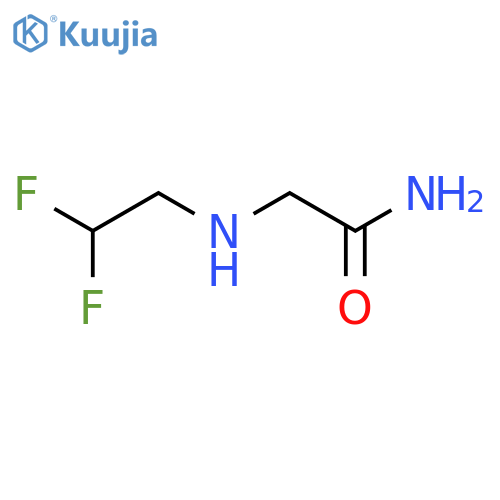 2-(2,2-Difluoroethylamino)acetamide structure