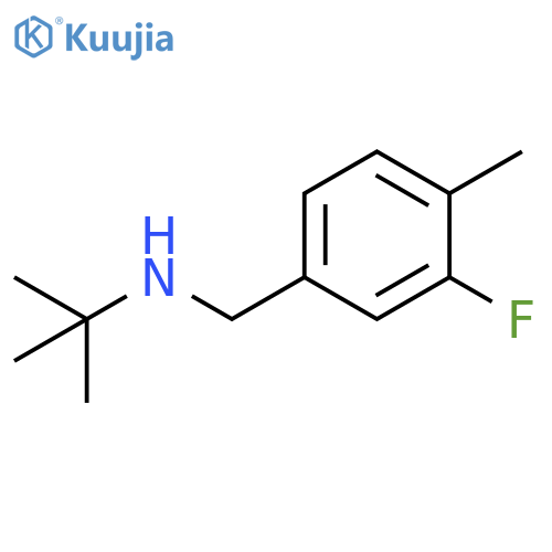 tert-butyl(3-fluoro-4-methylphenyl)methylamine structure