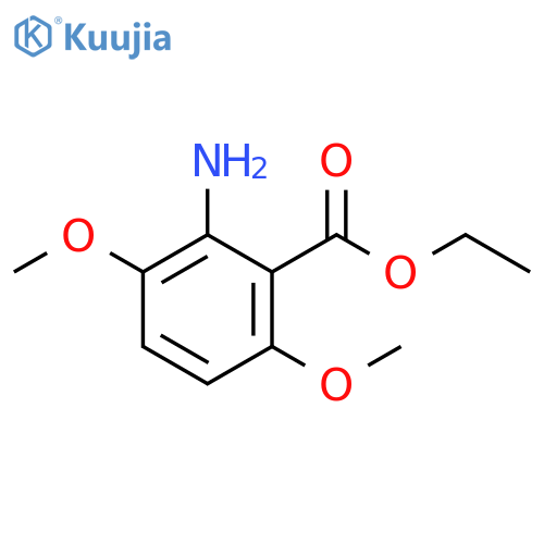 Benzoic acid, 2-amino-3,6-dimethoxy-, ethyl ester structure