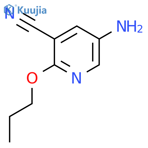 5-Amino-2-propoxypyridine-3-carbonitrile structure