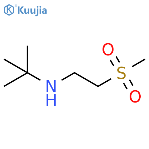 tert-butyl(2-methanesulfonylethyl)amine structure