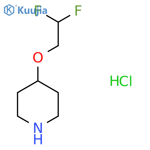4-(2,2-difluoroethoxy)piperidine structure