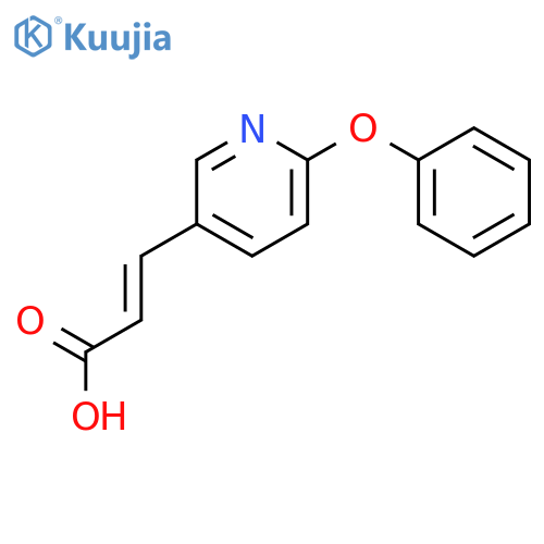 3-(6-Phenoxy-3-pyridyl)acrylic Acid structure