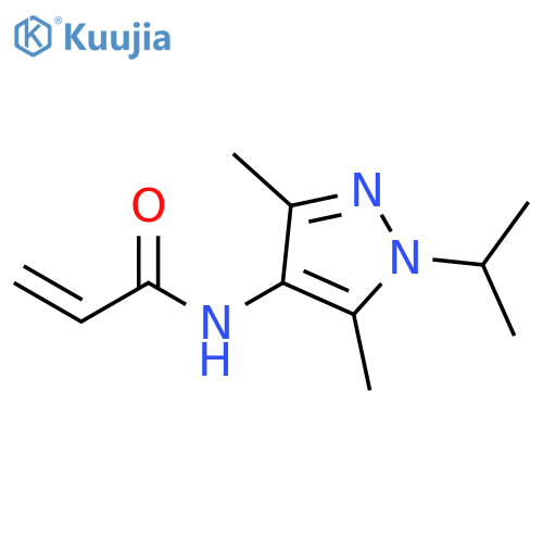 N-[3,5-Dimethyl-1-(1-methylethyl)-1H-pyrazol-4-yl]-2-propenamide structure
