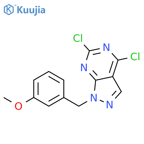 4,6-dichloro-1-(3-methoxybenzyl)-1h-pyrazolo[3,4-d]pyrimidine structure