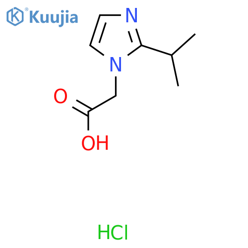 (2-Isopropyl-imidazol-1-YL)-acetic acid hydrochloride structure