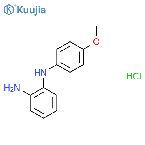 1-N-(4-Methoxyphenyl)benzene-1,2-diamine hydrochloride structure