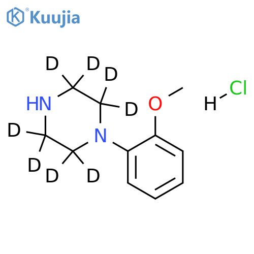 1-(2-Methoxyphenyl)piperazine-d8 Hydrochloride structure