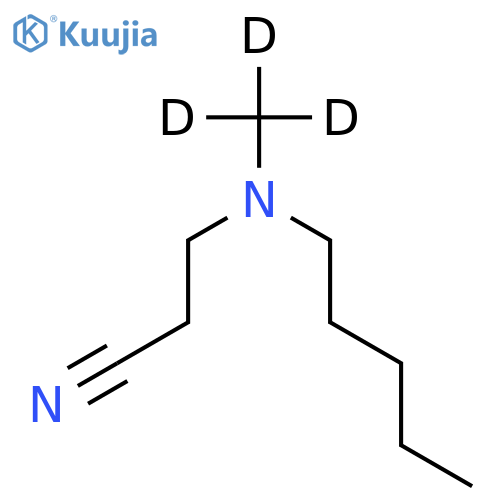 3-(N-Methyl-N-pentyl-amino)propionitrile-d3 structure