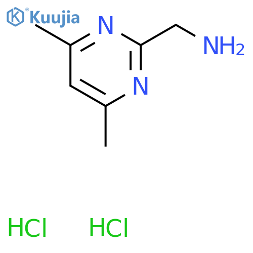 1-(4,6-dimethylpyrimidin-2-yl)methanamine dihydrochloride structure