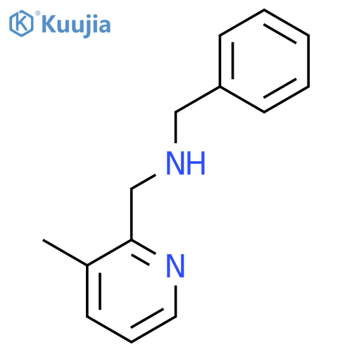 N-Benzyl-1-(3-methylpyridin-2-yl)methanamine structure