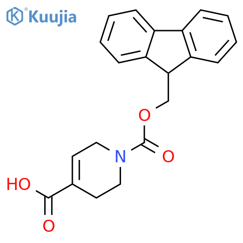 Fmoc-1,2,5,6-tetrahydropyridine-4-carboxylic Acid structure