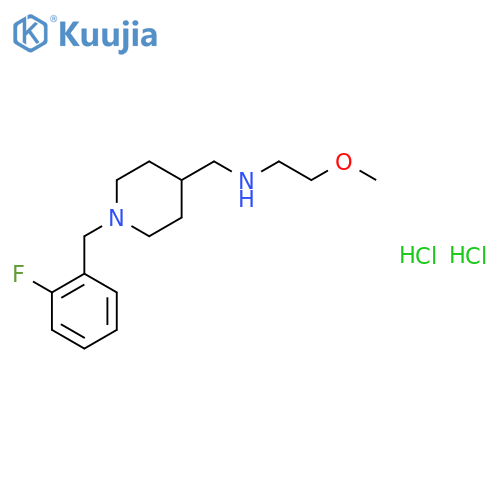 N-{1-(2-Fluorobenzyl)piperidin-4-ylmethyl}-2-methoxyethanamine Dihydrochloride structure