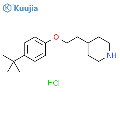 4-{2-4-(tert-Butyl)phenoxyethyl}piperidine Hydrochloride structure