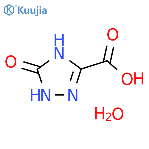 5-oxo-4,5-dihydro-1H-1,2,4-triazole-3-carboxylic acid hydrate structure