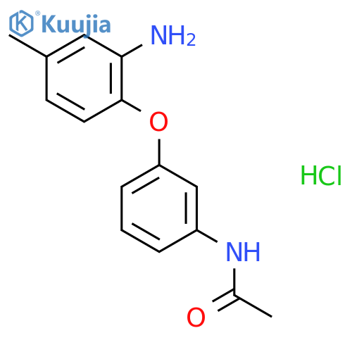 N-3-(2-Amino-4-methylphenoxy)phenylacetamide Hydrochloride structure