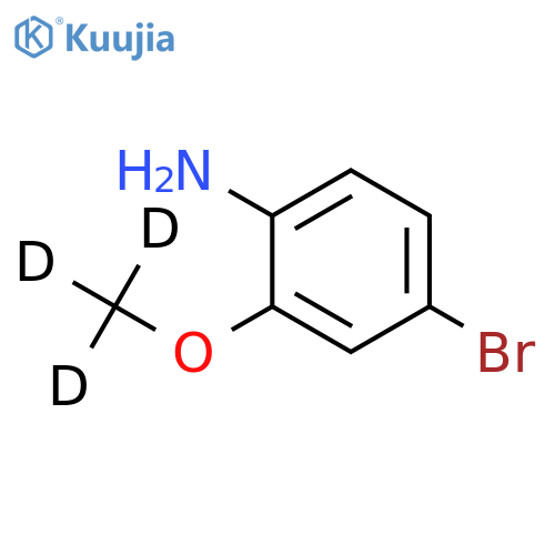 4-Amino-3-(methoxy-d3)-bromobenzene structure