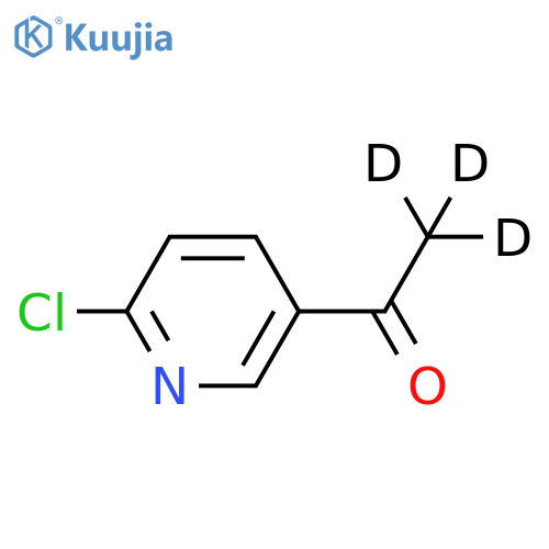 2-Chloro-5-(acetyl-d3)-pyridine structure