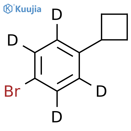 4-Cyclobutylbromo(benzene-d4) structure