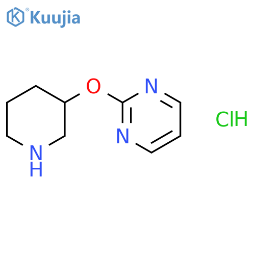 2-(Piperidin-3-yloxy)pyrimidine hydrochloride structure