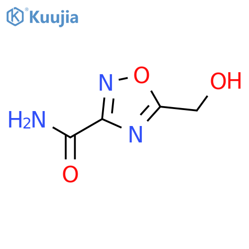 5-(Hydroxymethyl)-1,2,4-oxadiazole-3-carboxamide structure